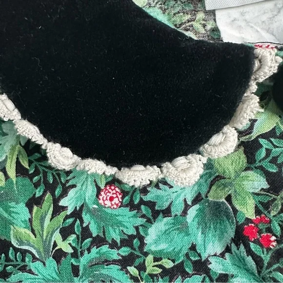 Vintage Bonnie Jean Christmas girls dress